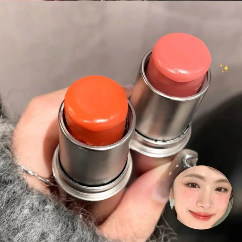 Face Highlight Stick Natural Brighten Moist Highlight Pudding Clear Shimmer Stick Water Shine Gel Highlight Pen Blush for Women 250717