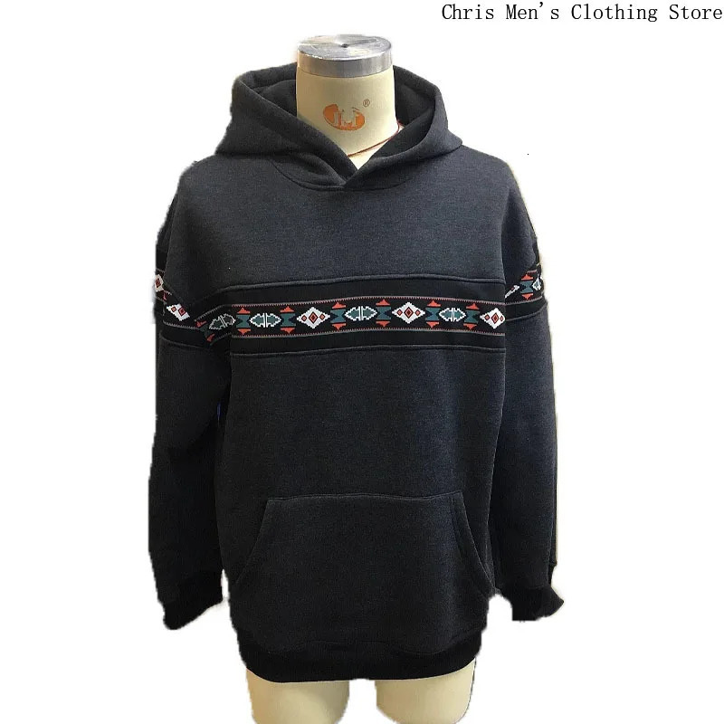 Oversized Loose Fashion Hoodie Autumn and Winter Retro Casual Mens Hoodie Street Fashion Hip-hop Mens Sweatshirt 250716