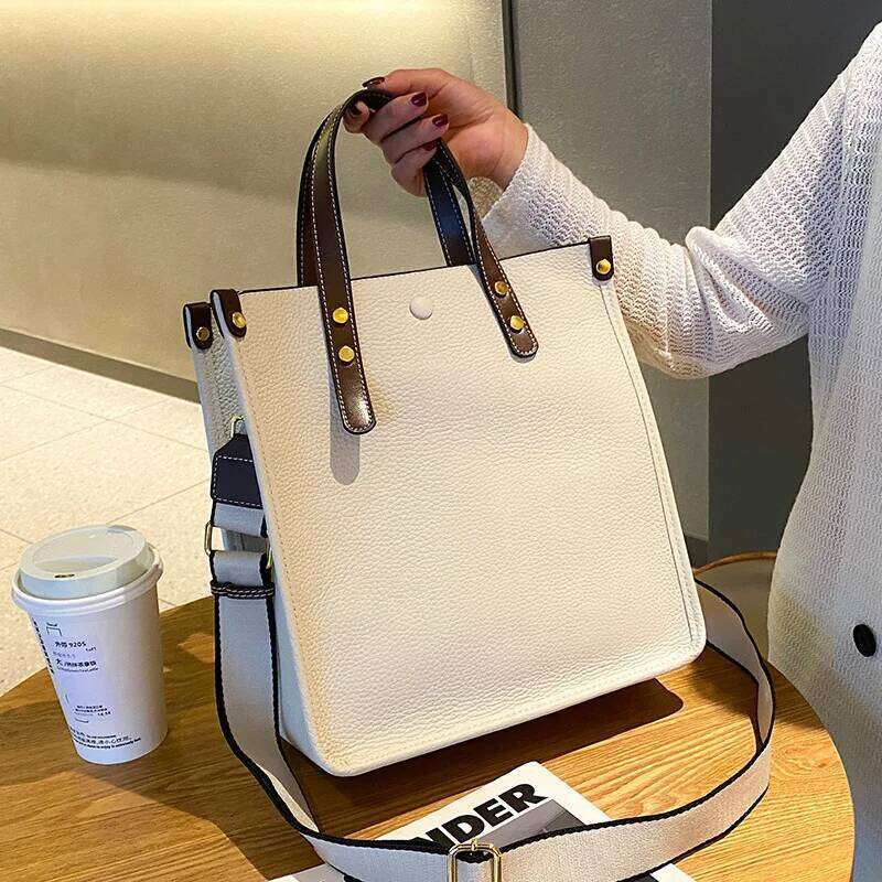 Genuine Leather Women Large Capacity Handbag Tote Bag fashion female Crossbody ladies High quality commuter bag