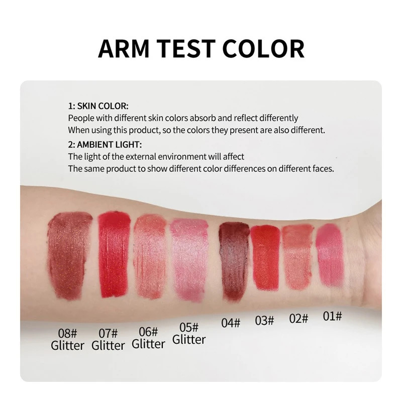 Water Glossy Mirror Lipstick Lasting Moisturizing Lip Balm Glitter Pearl Solid Lip Gloss Sexy Red Brown Non-Stick Cup Lip Tint 250716