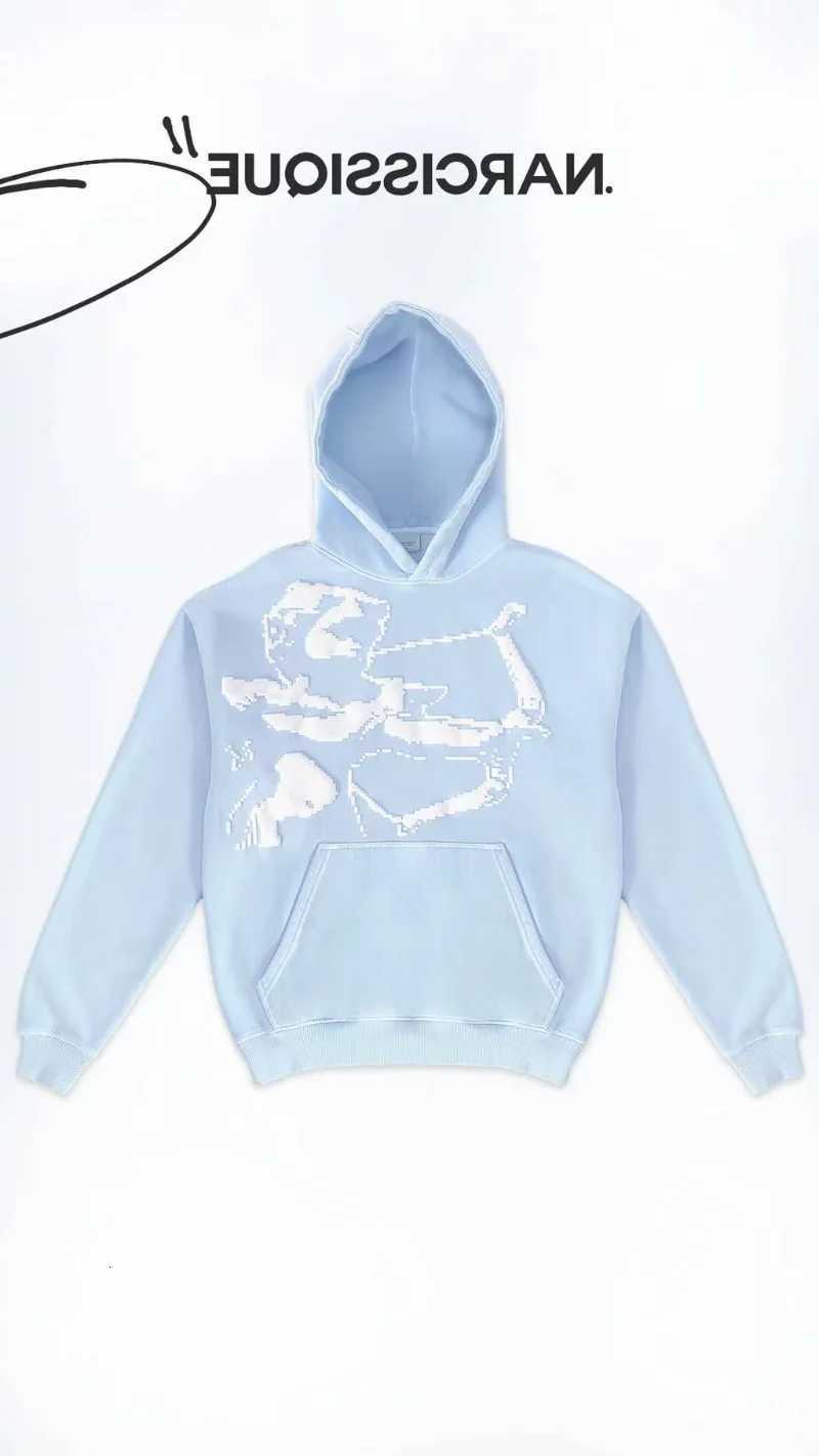 2025 new high street popular men hoodie Gothic Harajuku personality pattern design zipper hoodie hip hop casual sweatshirt X250718