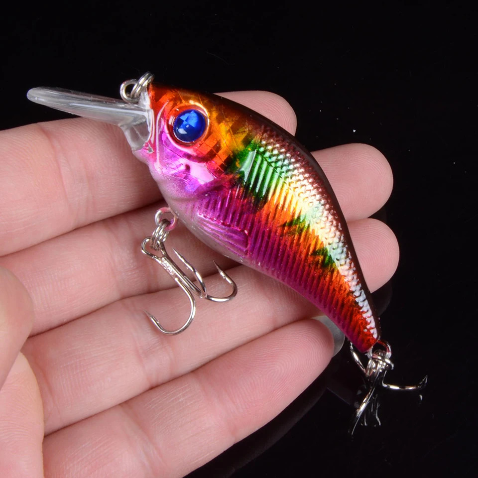 1pcs 75cm 102g Hard VIB Lures Fishing Minnow Bait Treble Hooks Sinking Crankbait Wobblers Tackle 3DEyes 250708