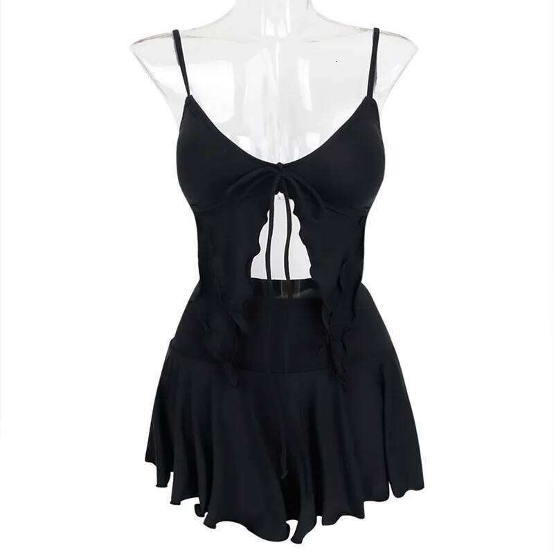 Sexy 2 Pieces Pink Bikini 2025 Women Swimsuit Female Swimwear High Waist Bikinis Skirt Brazilian Beach Bathing Suit Cute Biquini