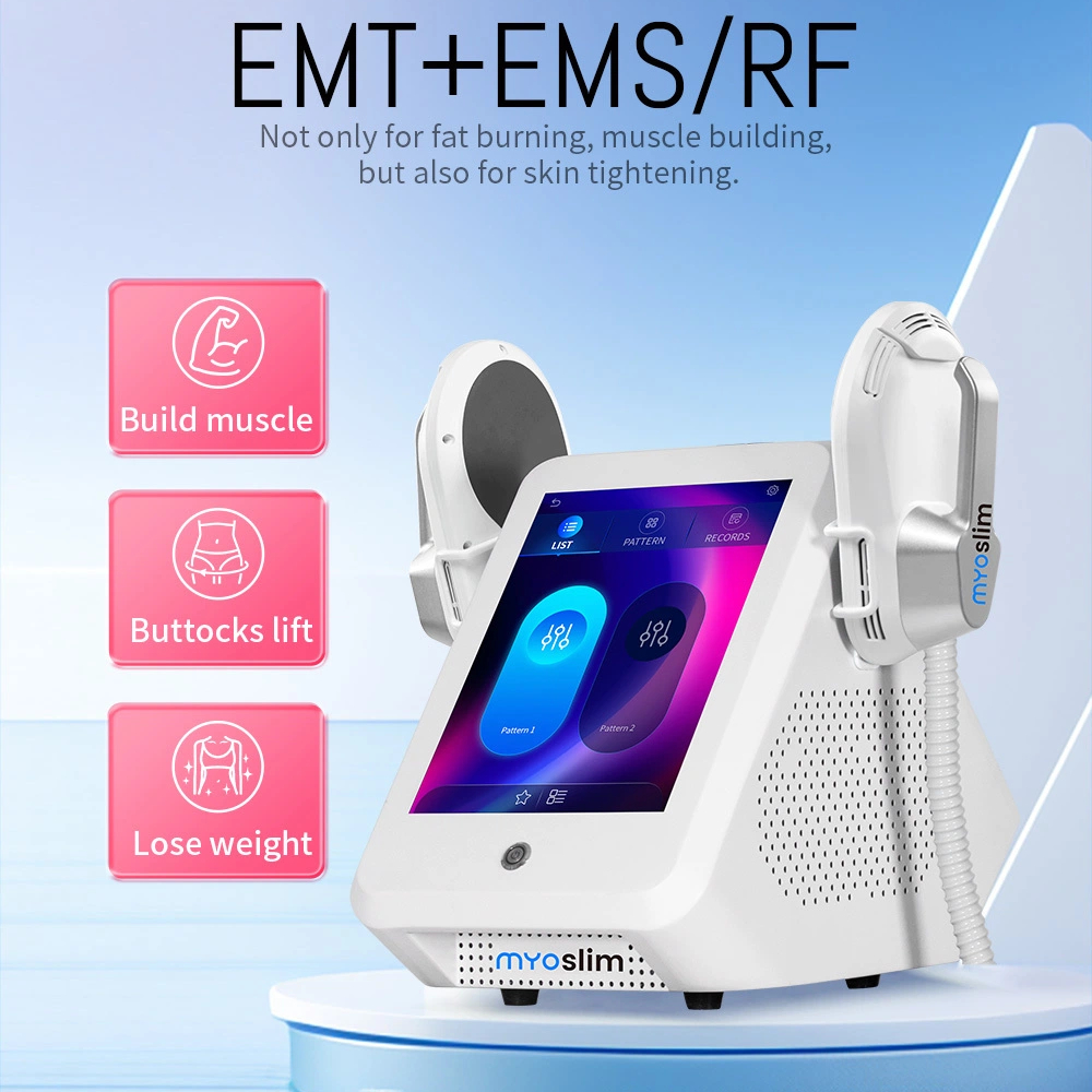 MYOslim EMS Body Sculpting Machine Magnetic Strength Fat Burning Waist Glutes Slimming Muscle Stimulator Electromagnetic Body Slimming Build Muscle De