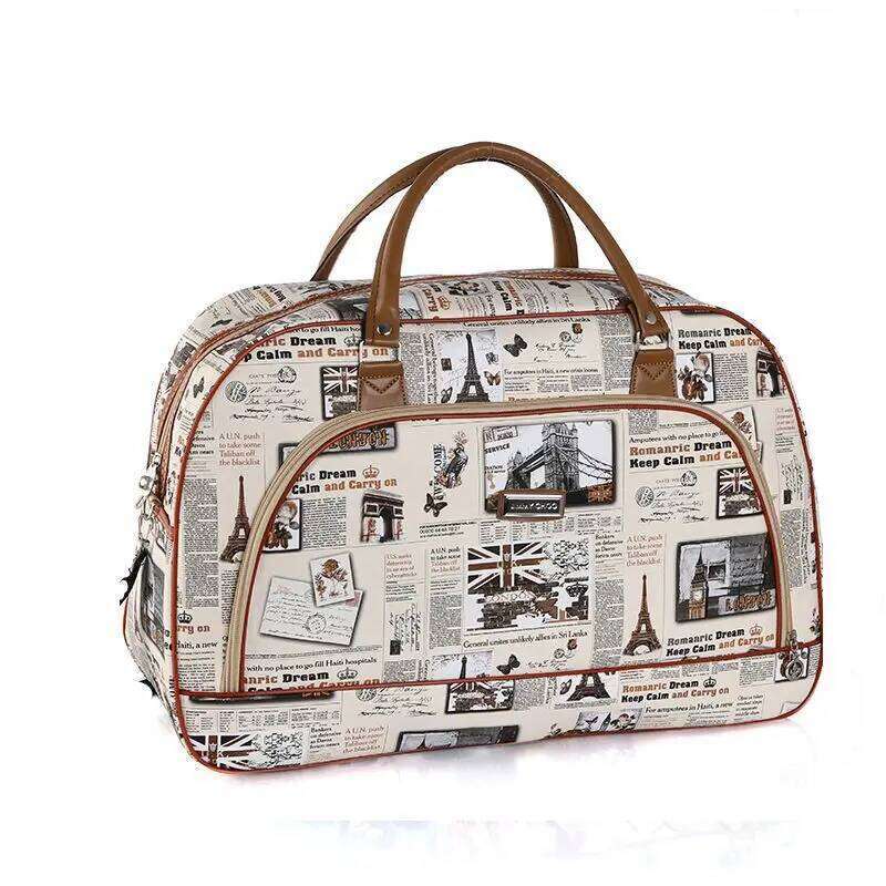 Designer Bag 2022 Fashion Cartoon Print Bags For Women Large Handbag Men Weekend Multifunctional Duffle Shoulder Travel Bag