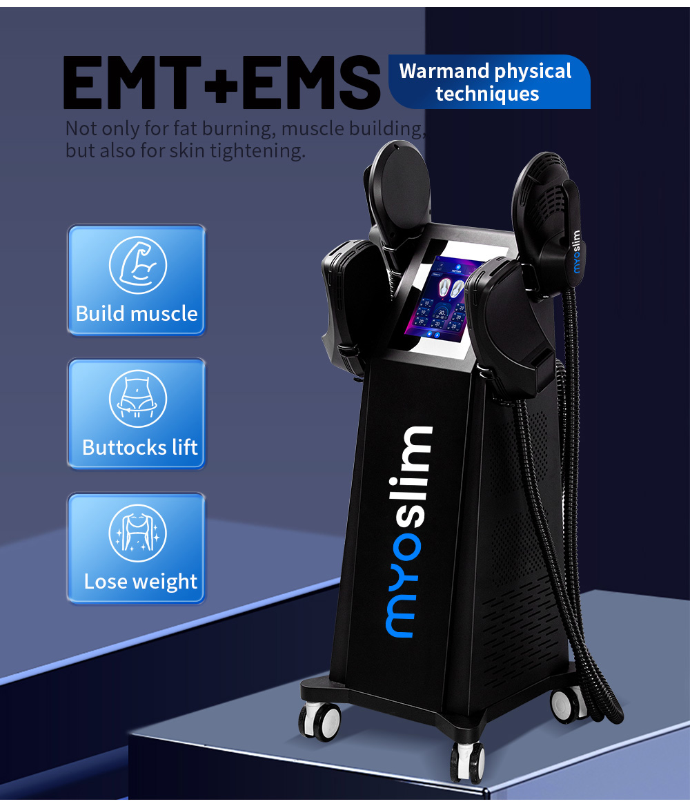 Professional myoslim Sculpting NEO RF Machine EMS Body Slimming HI-EMT PRO Muscle Stimulation Fat Removal