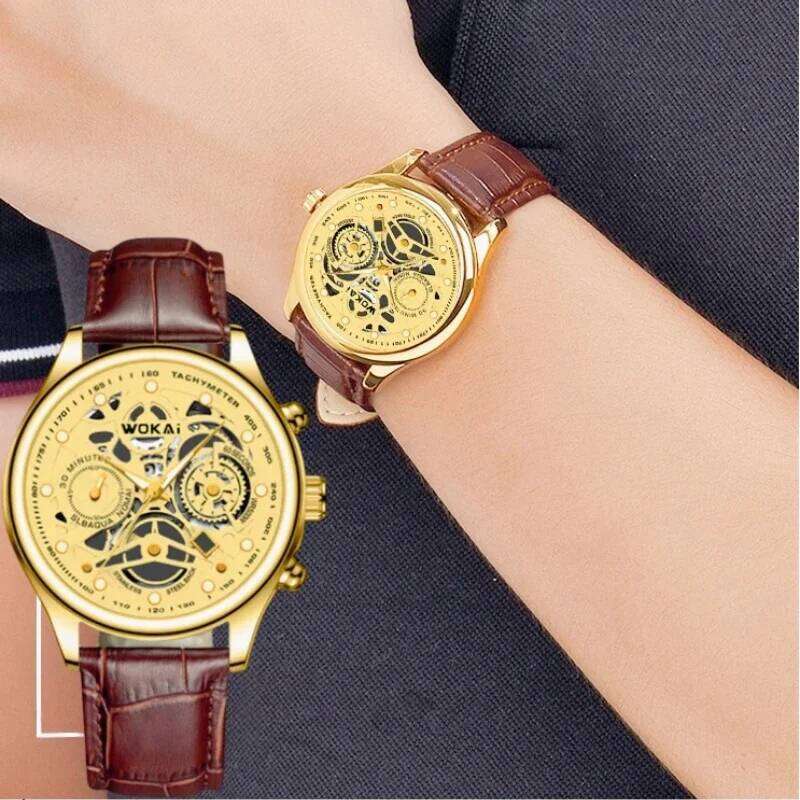 free shipping Business Quartz Sports Watch Men's belt Fashion quartz watch Clock relojes para hombre gift for men free shipping