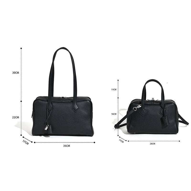 Designer bag 2025 tc Spring Brand Genuine Leather Cowhide Casual Totes Women Handbags Fashion Sier Lock Shoulder Bags Woman