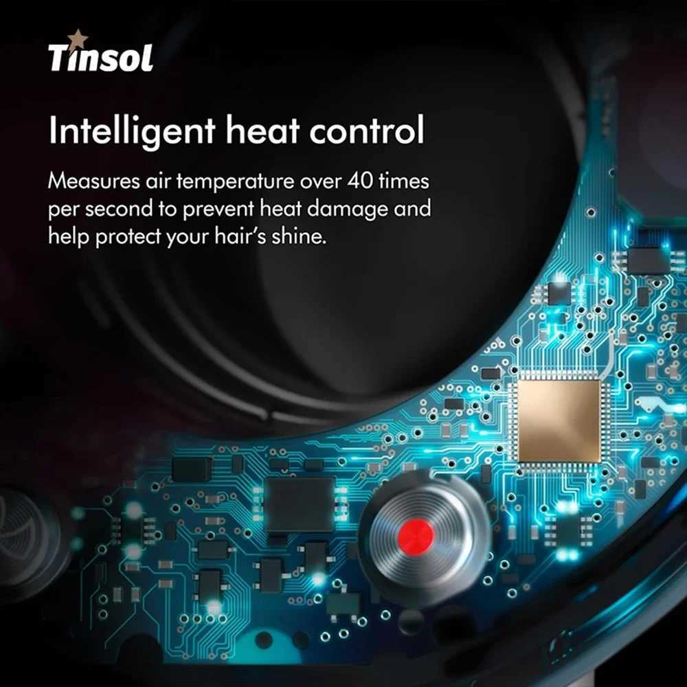 2025 New Leafless Hair Dryers Professional Blow Dryer Negative Ionic Blow Hair Dryer For Home Appliance With Salon Style W250718