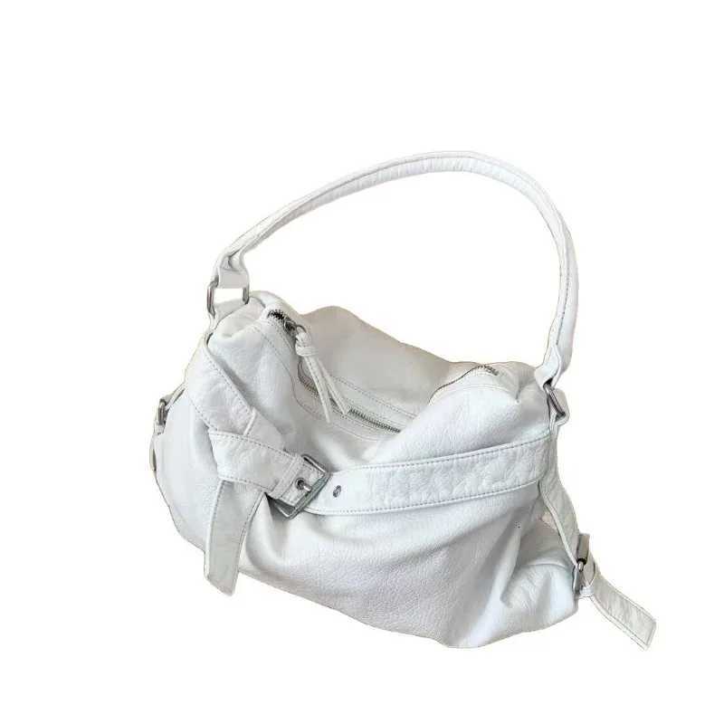 Soft Leather Tote Bag for Women Shoulder Bags Motorcycle Crossbody Bag for Women Designer Bags Purse and Handbags Z250718