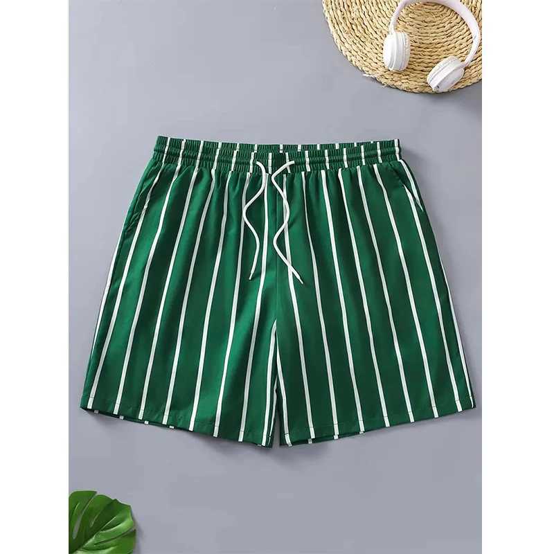 3D Printed Stripe Board Shorts Casual Mens Graphic Short Pants Summer Hawaiian Breathable Swim Trunks Kids Loose Ice Shorts 2025 W250718