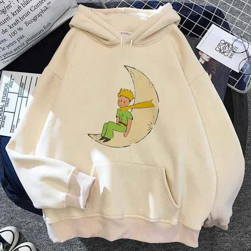 The Little Prince Hoodies Women Long Sleeve Top Anime Harajuku Streetwear Clothes Hood Women Japanese Clothing XJ250717