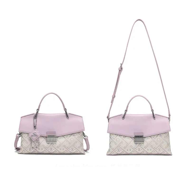 COCIO designer Shoulder Bags new light luxury high-quality handbag genuine leather mailman bag free shipping