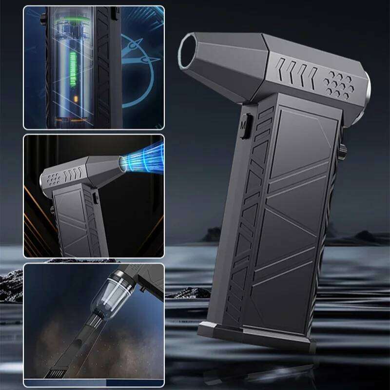 2025 New Violent Turbofan 390000Rpm Powerful Air Portable Wireless Dust Cleaner Typec Charging Brushless Jet Blower Home
