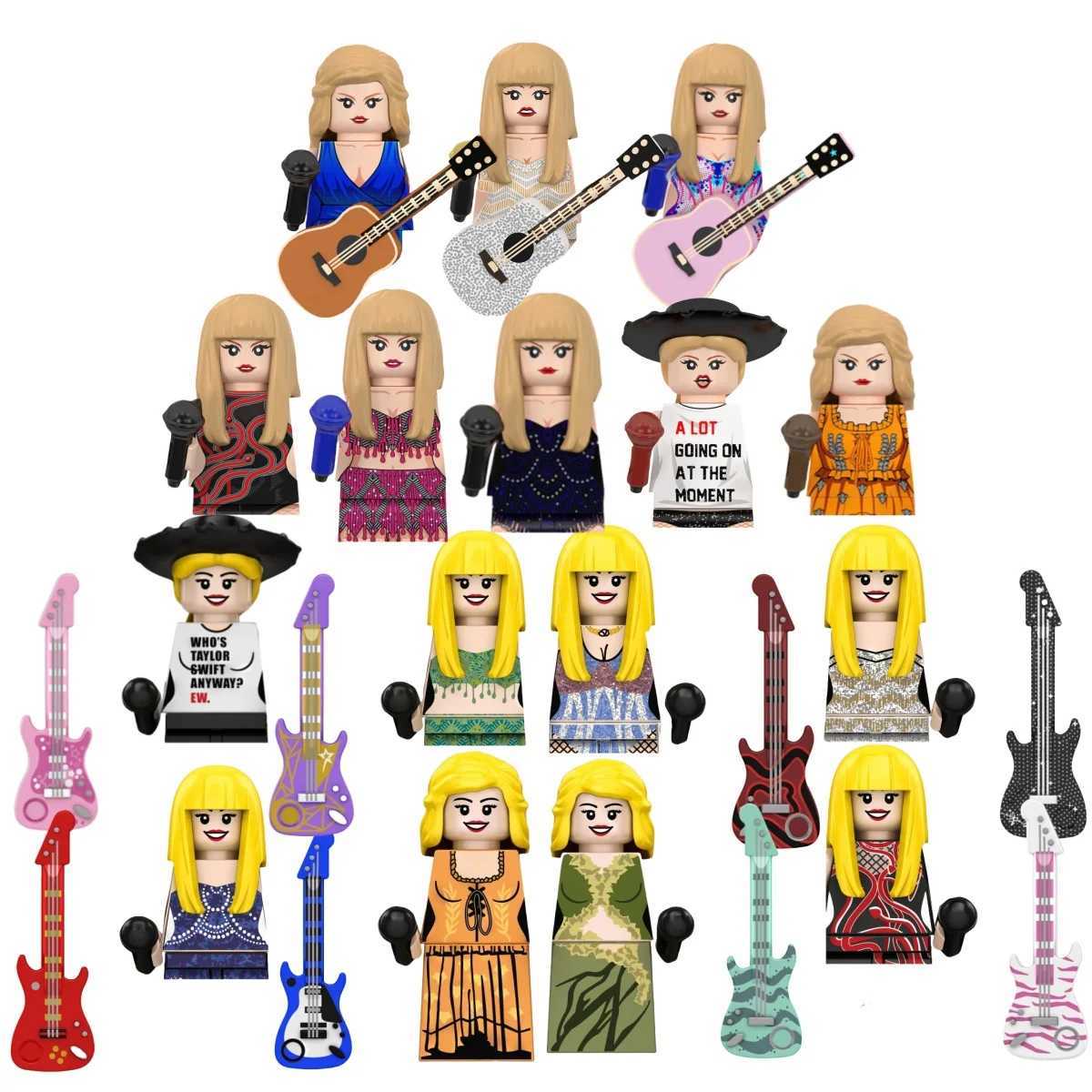 1015 Taylor-Swifts Model Building Blocks Moc Assemble Compatible Puzzle Education Toys Bricks Gifts L250715