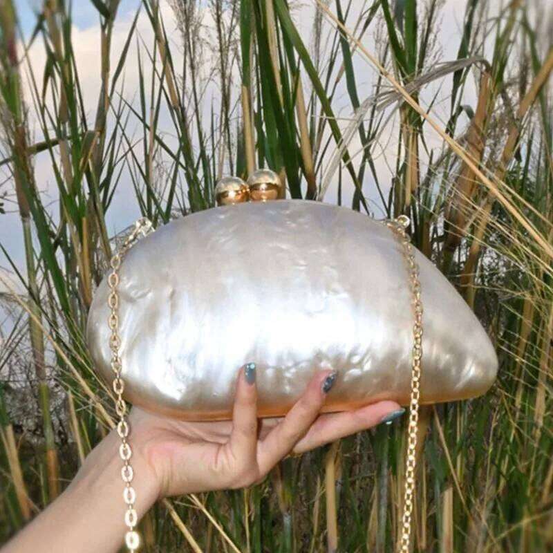 Designer Bags Evening Clutch Bag Women Dia Round Acrylic Handle Trapezoidal Purses And Handbag Wedding Party Luxury Bag