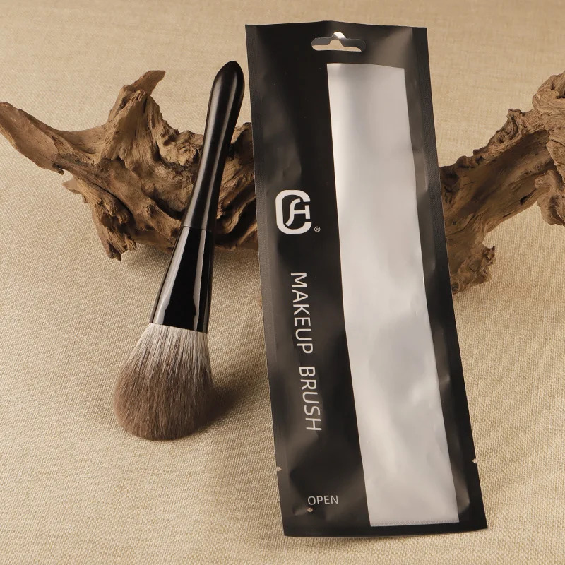 Star Moon Series Powder Brush Blue Fox Hair Animal Hair Black Sandalwood Fashion Facial Powder Brush 250716