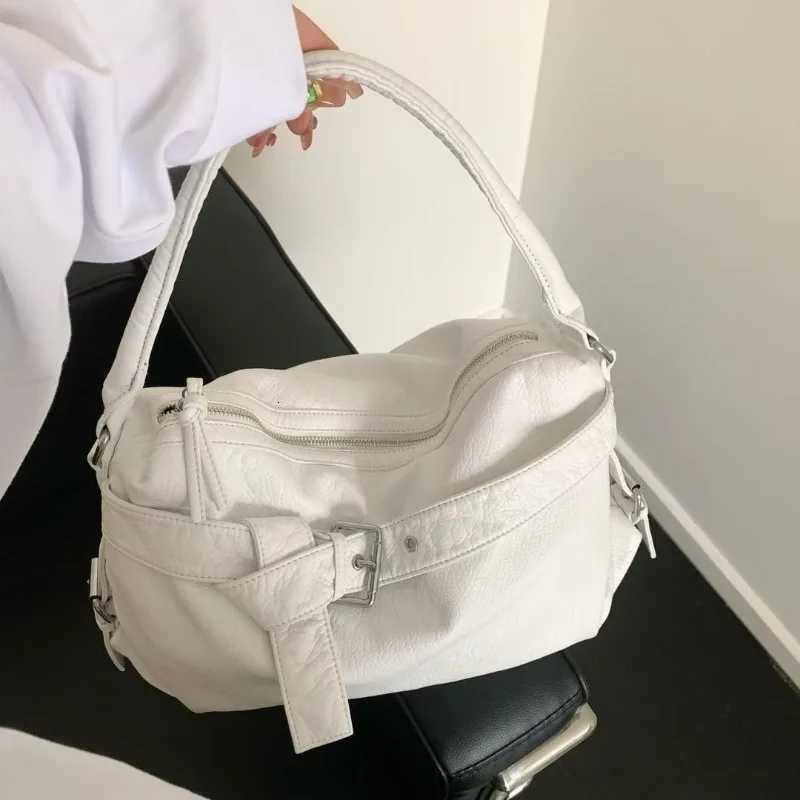 Soft Leather Tote Bag for Women Shoulder Bags Motorcycle Crossbody Bag for Women Designer Bags Purse and Handbags Z250718