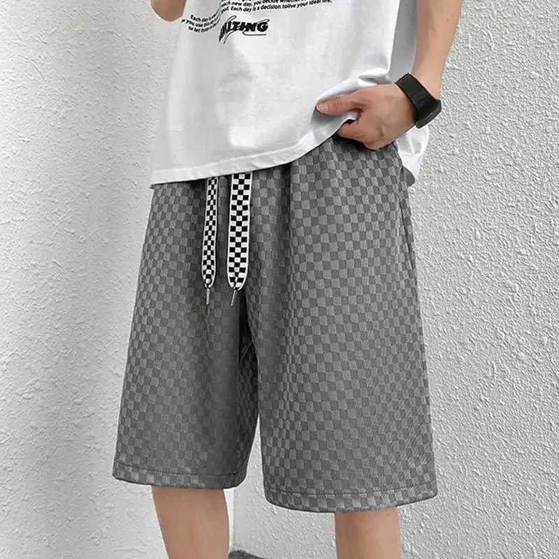 Blue Baggy with Pockets Loose Male Short Pants Drawstring Wide in Bulk Summer No 3 Quarter Hot Deals Casual XL Mens Shorts W250718