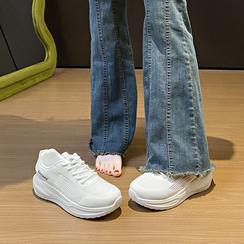 2025 Summer New Women's Running Lightweight Breathable Non-Slip Sports Free shipping Student Thick Sole Wear-Resistant Casual Shoes PM15