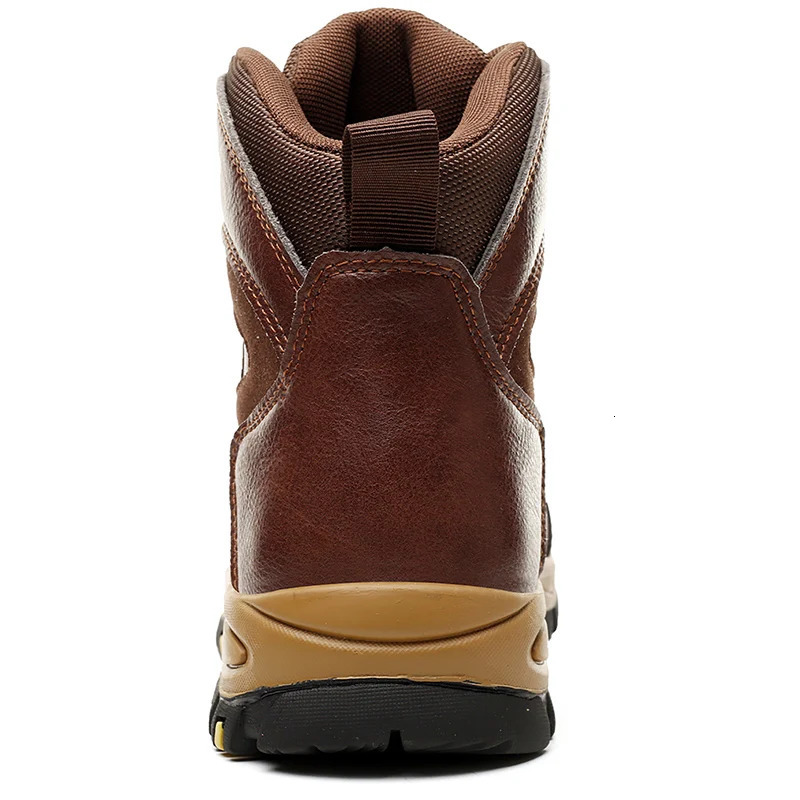 Non Slip Safety Boots for Men Work Antismash Indestructible Shoes Steel Toe Protective Antipuncture Man Boots 250717