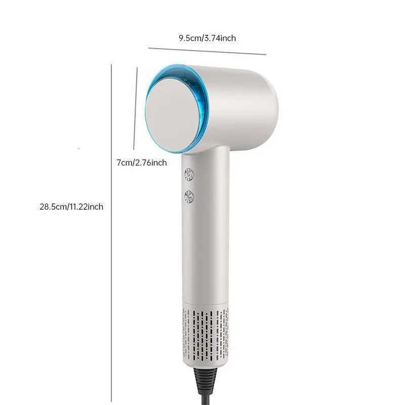 Portable Hair Dryer 110000 RPM Professional High-speed Hair Dryer Low Noise Temperature Control Hair Dryer W250718