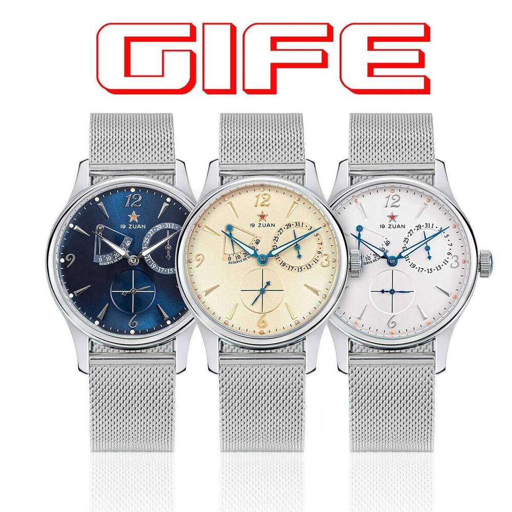 1963 Pilot Watch of Men 40mm Automatic Mechanial Wristwatches Original ST1780 Movement Sapphire Crystal Waterpoorf Retro Clock free shipping