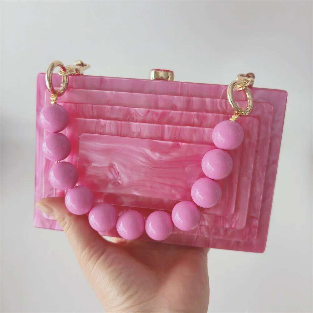 Designer Imitation Fashion Makeup New Handbag Pink Purse Shoulder Wal Ladies Brand Novelties Female Crossbody Bag