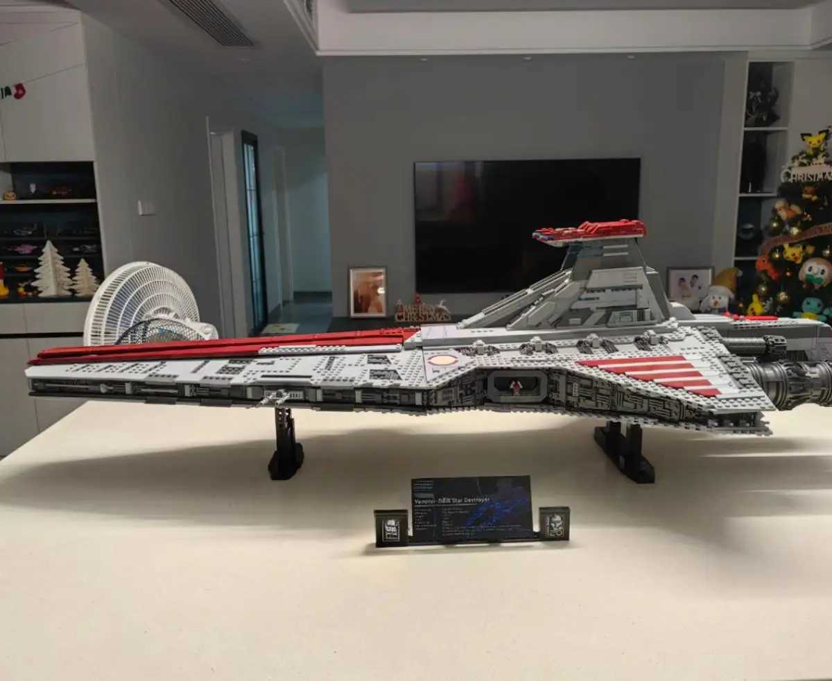 5374pcs Wars Stars Battle Biggest Venator-class Republic Attack Cruiser 75367 Assemble Puzzle Model For Adult Birthday Gifts Z250718
