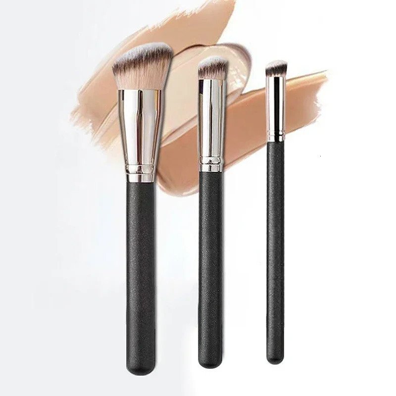 Makeup Brushes Foundation Concealer Angled Seamless Cover Synthetic Dark Circle Liquid Cream Cosmetics Contour Brush Beauty Tool 250716