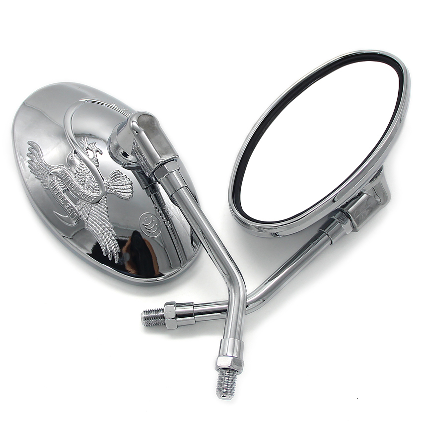 1 pair of motorcycle rearview mirrors for Honda STEED400 VT400 VT500 VT600 VT700 VT750 VT800 Shadow 400 500 600 700 750 800