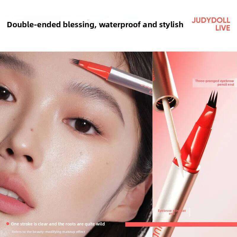 Judydoll Trident Water Pen Waterproof Durable Wild Eye Brown Makeup Eyebrow Pencil Stays on All Day X250717