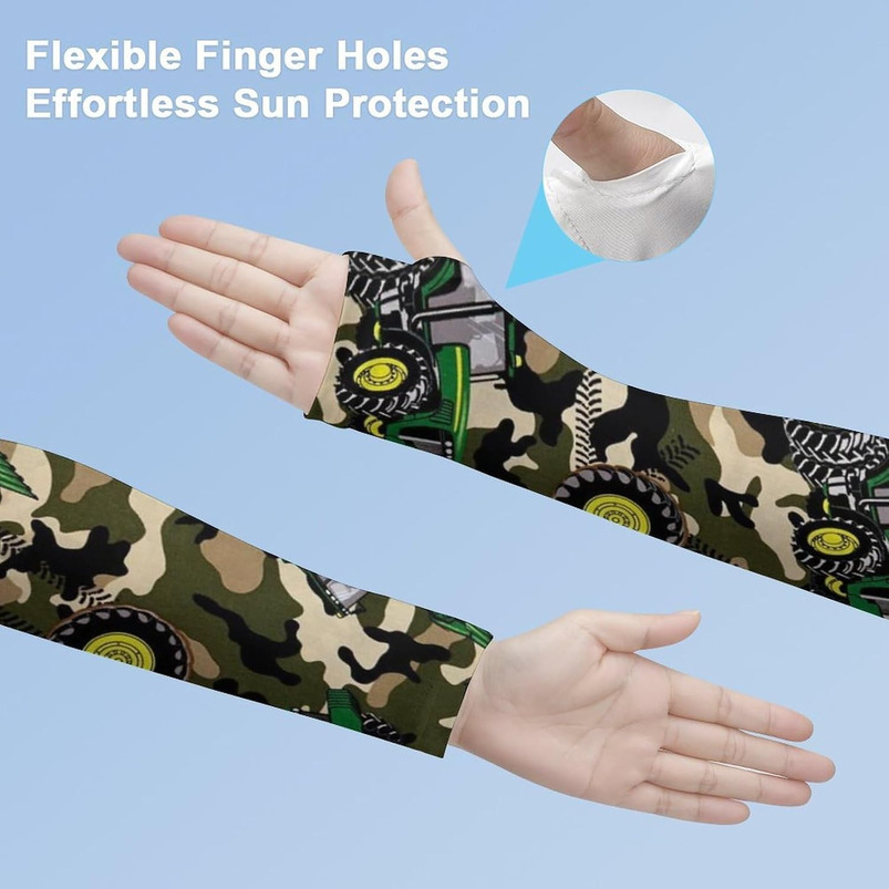 African Mud Cloth UV Protection Ice Silk Sunscreen Sleeve, Outdoor Summer Sports wholesalers