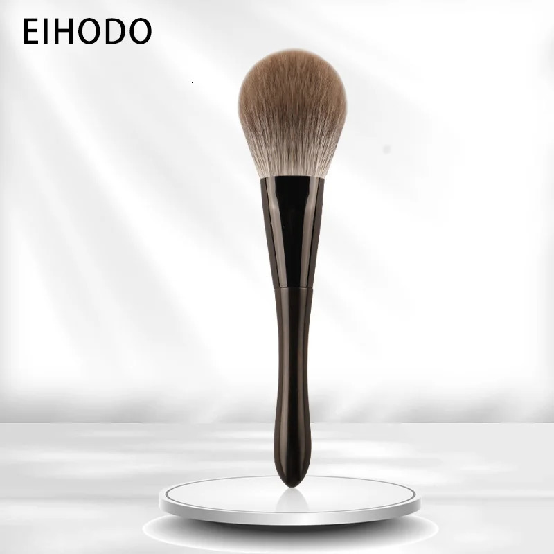 Star Moon Series Powder Brush Blue Fox Hair Animal Hair Black Sandalwood Fashion Facial Powder Brush 250716