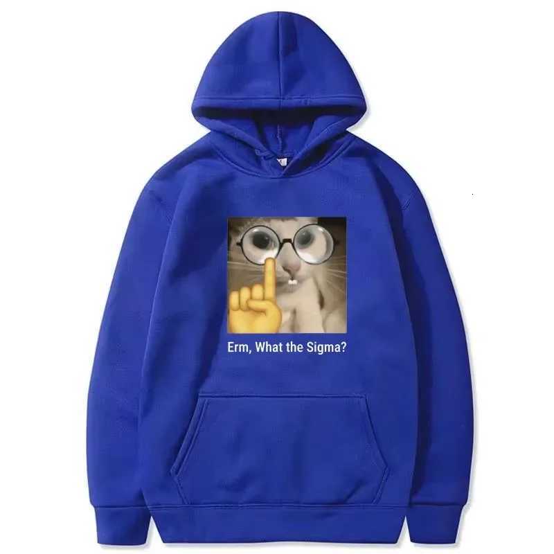 Um What Sigma? Funny Meme Sport Hoodie for Men Women Silly Cat Humor Printed Fashion Tops Fce Sweatshirt Winter Hoodie XJ250717