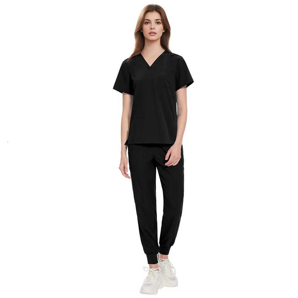 Fashionable Medical Uniforms Hospital Women Scrubs Sets Doctors Nurses Accessories Dental Clinic Beauty Salon Workear Clothes Z250718