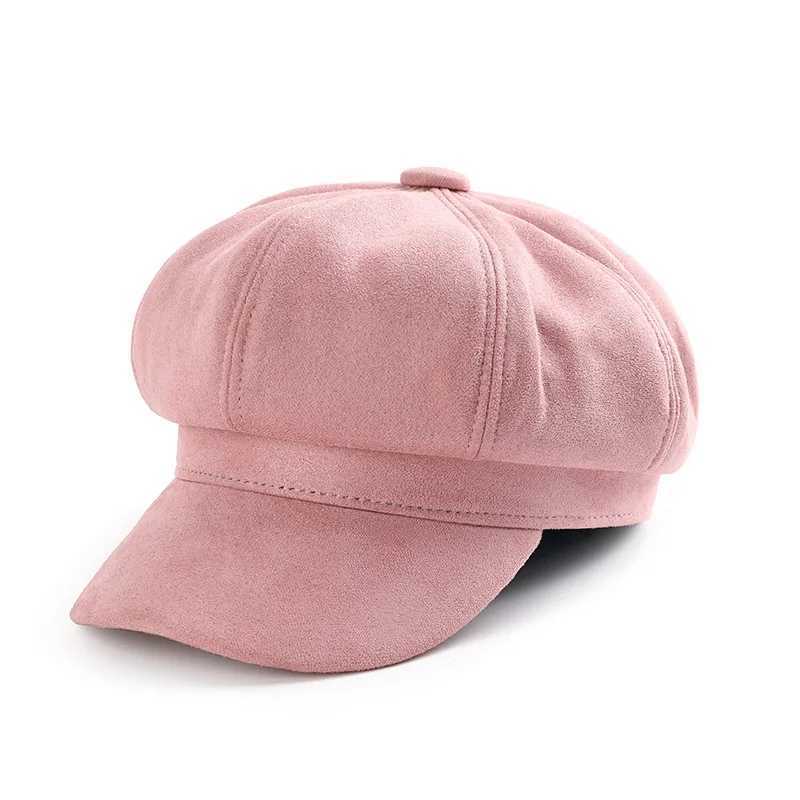 New Women Warm Solid Berets For Women Outdoor Adjustable Female Autumn Winter Casual Lady Cap Hat L250718