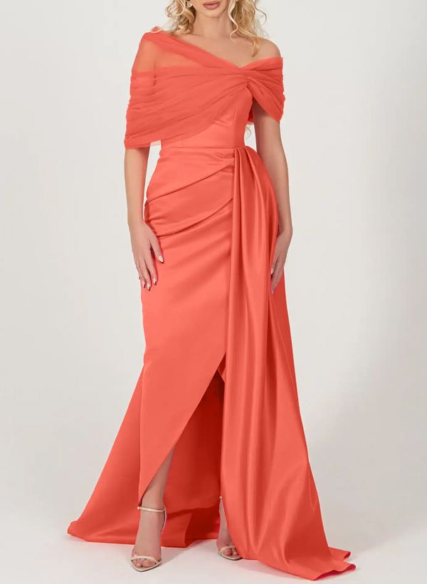 Aso Ebi Red Velour Beading Evening Dress With Puff Sleeves Africa Bridal Appliques Mermaid Prom Gowns Plus Size Formal Party Gow Vestidos De Novia