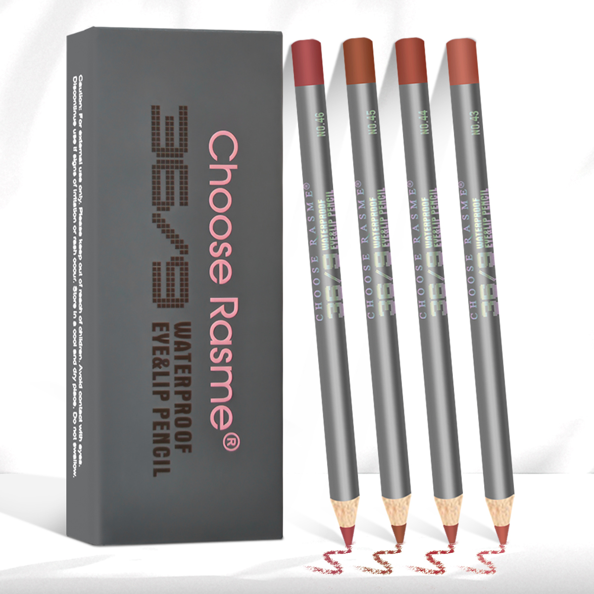 Choose Rasme 12PCS EverLip Waterproof Lip Liner Set - Smudge Proof Long Lasting Lip Pencils for Lipstick Outline Makeup