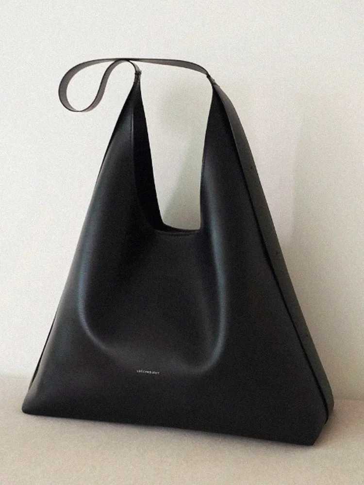 Spring Summer New Large Capacity Foldable Tote Bag Mens Bag Single Shoulder Bag Double Layer Magnetic Closure Y250718