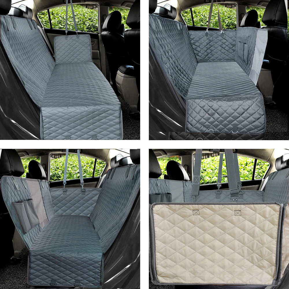 PETRAVEL Dog Car Seat Cover Waterproof Pet Travel Dog Carrier Hammock Car Rear Back Seat Protector Mat Safety Carrier For Dogs 250715
