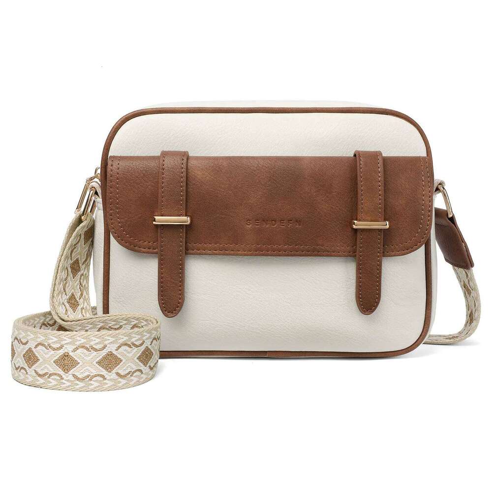 2025 New Women's Crossbody PU zips Retro Leather Shoulder Female Outdoor Phone Messenger Bag For Commuting