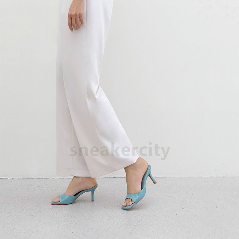designer sandals high heels womens sandal luxury patent leather sandale fashion comfort summer breathable slippers elegant party wedding shoes