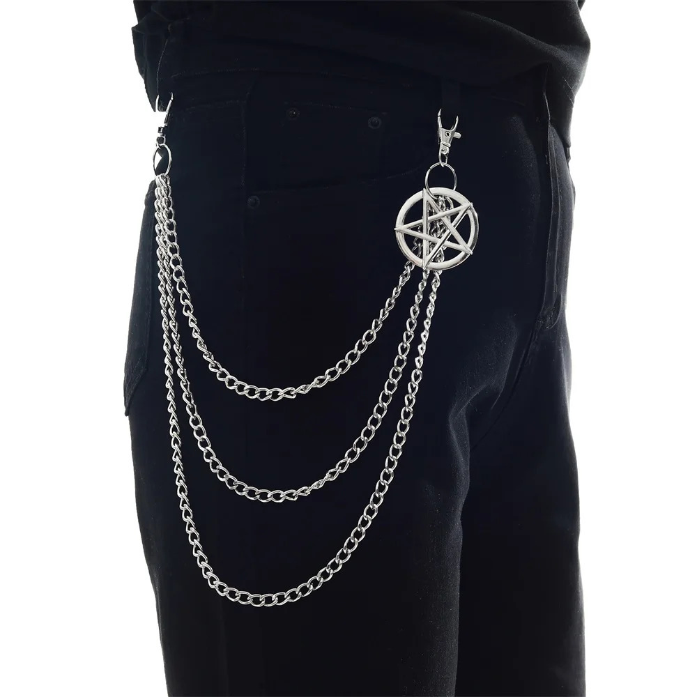 Punk Pants Chains Belt Chain for Man Women Jean Trousers Chains Goth Jewelry Gothic Emo Scene Accessories 250715