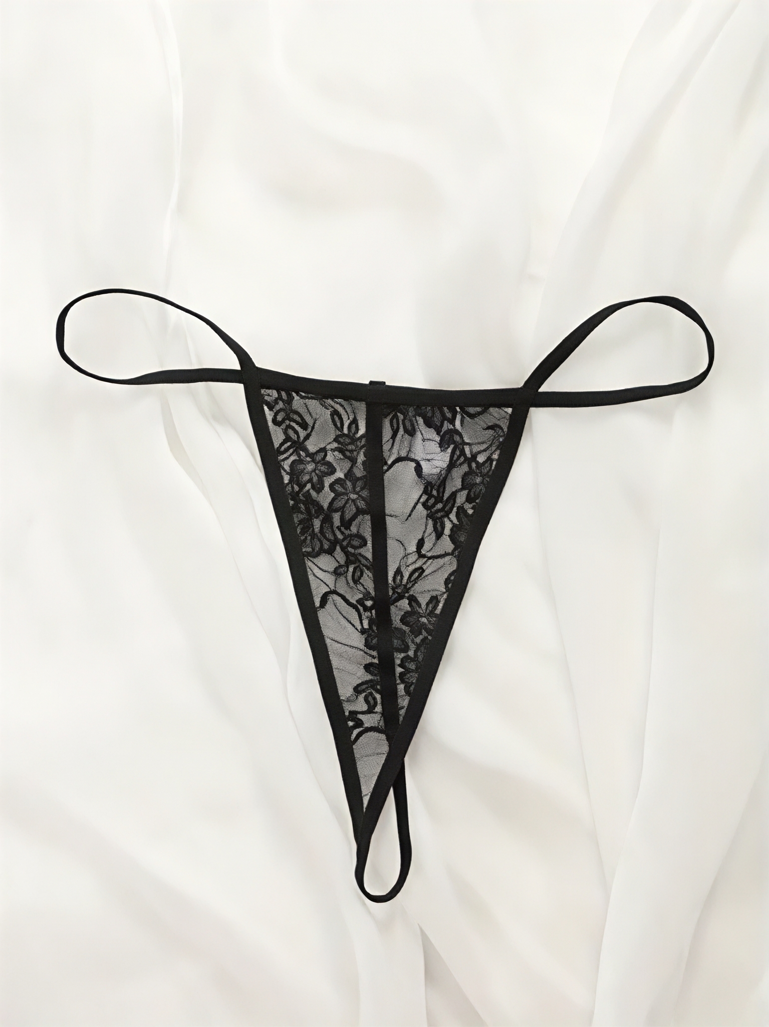 Plus Size Sexy Floral Lace Patchwork Pajama Set, Deep V Camisole Dress and Thong, Women's Sexy Clothing hot-sale products