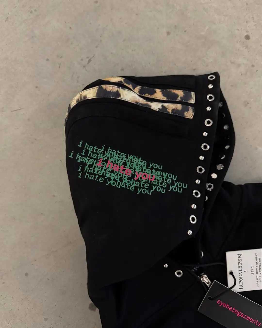 American Hip Hop Zip Up Hoodie Harajuku Fashion Leopard Print Oversized Hoodie Men Women Loose Casual Hoodie Jacket Streetwear X250718