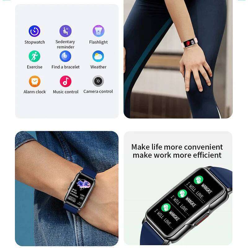 Android IOS Bracelet Women Smartwatch Men Heart Rate Blood Oxygen Waterproof Sport Smart Band Watch For Ladies +Gift free shipping