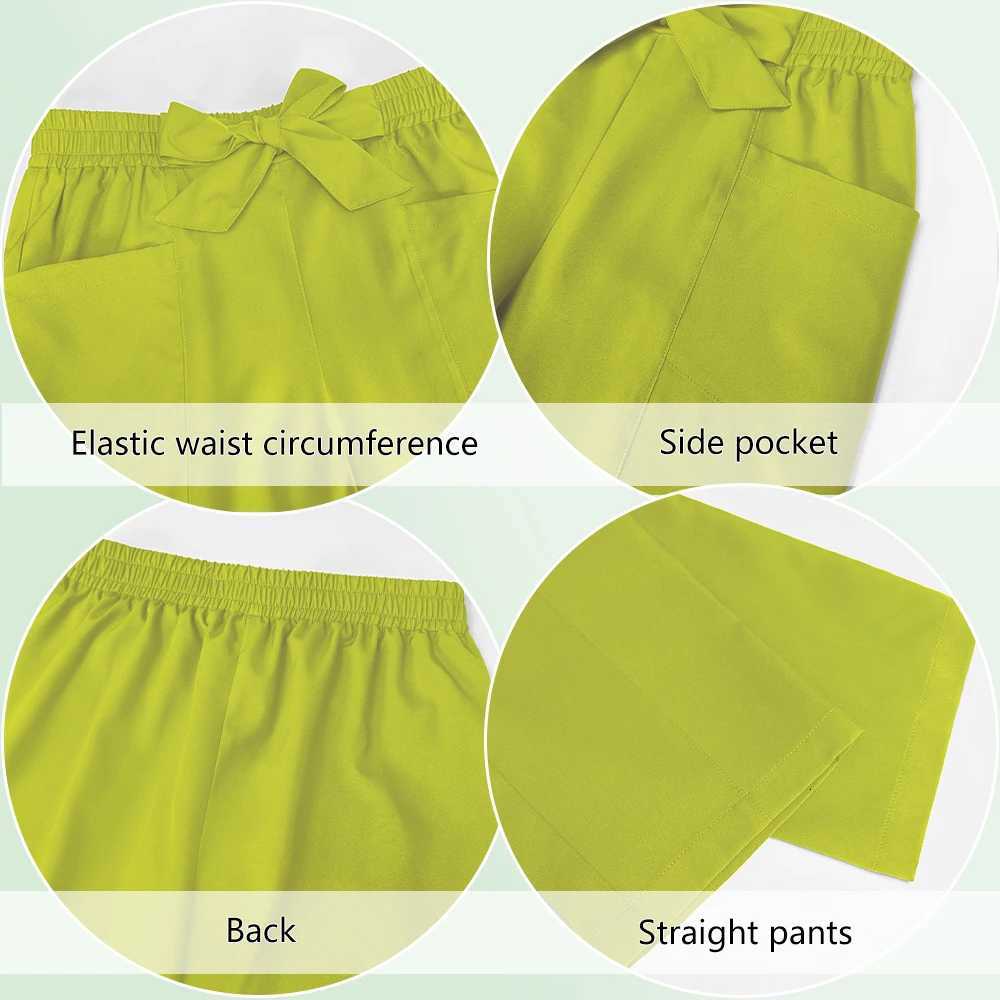 Medical Uniforms Women V-neck Top Straight Pants Hospital Nursing Scrubs Set Stretch Surgical Workwear Dentist Vet Doctor Suit Z250718