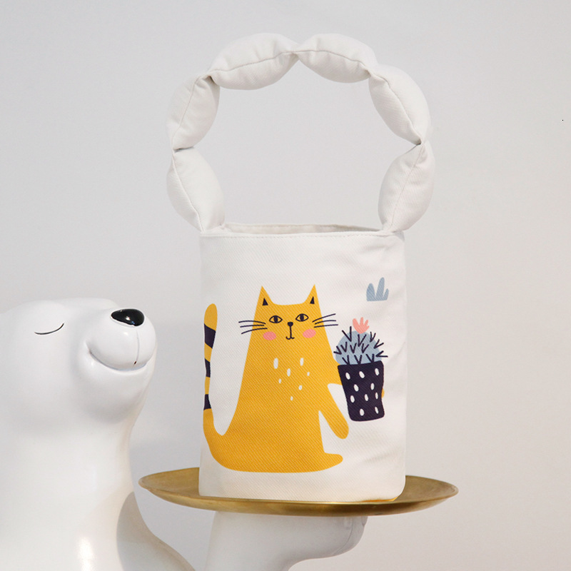 2025 New Designer Women's Bucket Sail Bag Spot Wholesale Small Print Handbag Cosmetics Mobile Phone Storage Creative Bag