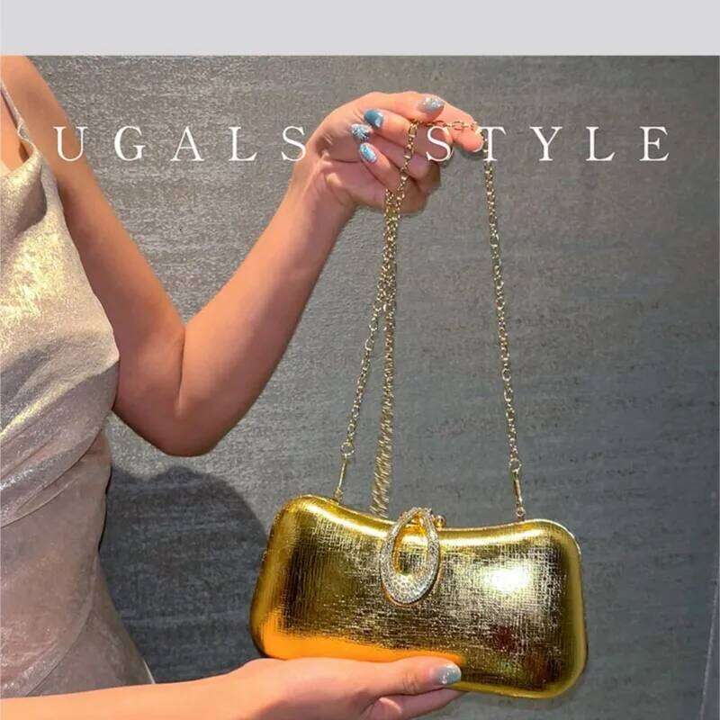 Designer Bags Clutch For Women Formal Party Glitter Bag Purse Evening Bags Classic Chain Small Square Handbag Luxury Bag